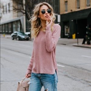 Carmen Distressed Knit Sweater